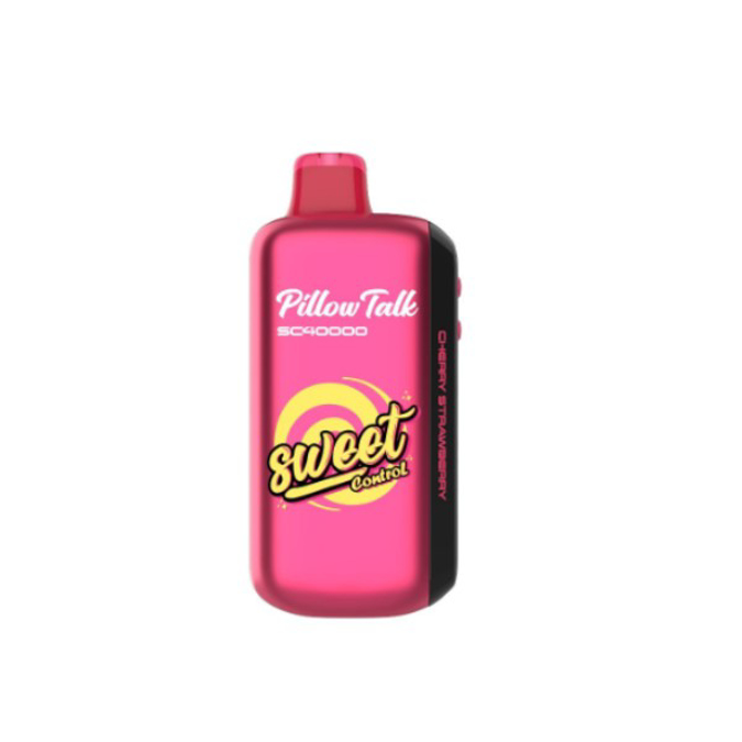 Picture of PILLOW TALK DISPOSABLE 40K PUFF 5CT/BOX - SWEET CONTROL CHERRY STRAWBERRY