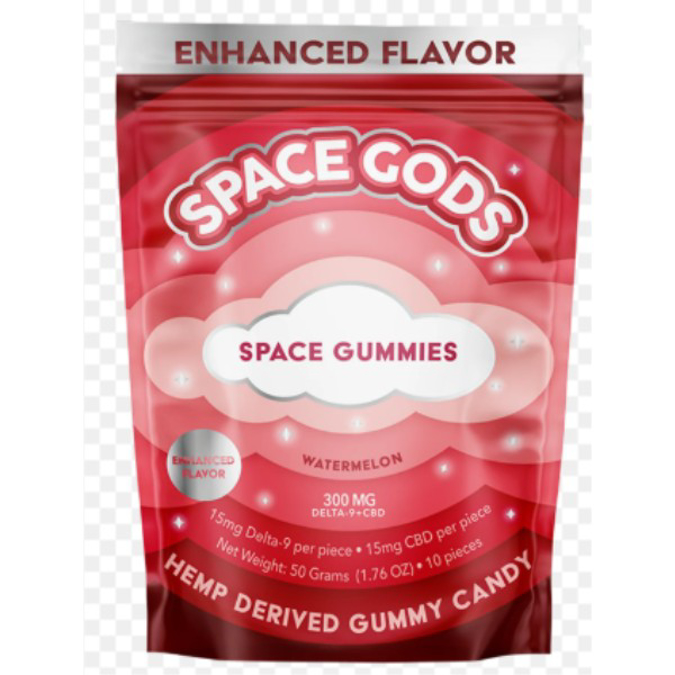 Picture of SPACE GODS GUMMIES 300MG 10CT - WATERMELON