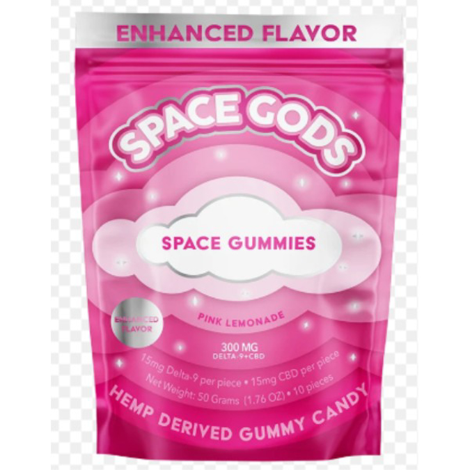 Picture of SPACE GODS GUMMIES 900MG 15CT -  PINK LEMONADE
