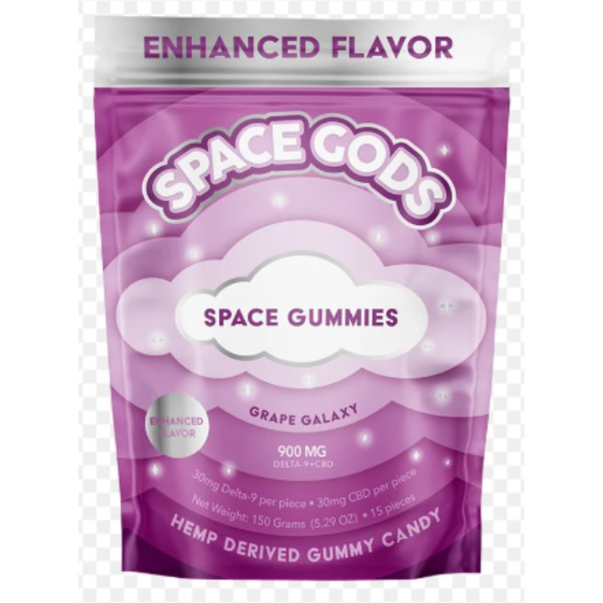 Picture of SPACE GODS GUMMIES 900MG 15CT - GRAPE GALAXY