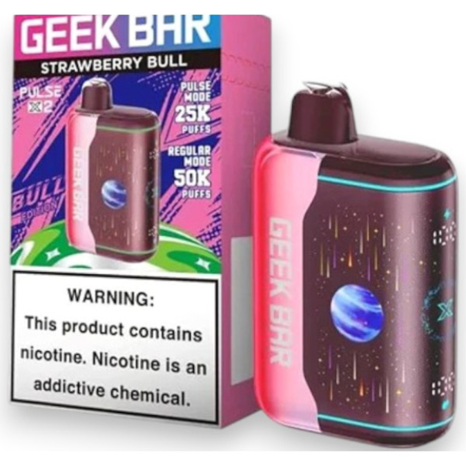 Picture of GEEKBAR P2X DISPOSABLE 50K PUFF 5CT/BOX - STRAWBERRY BXLL