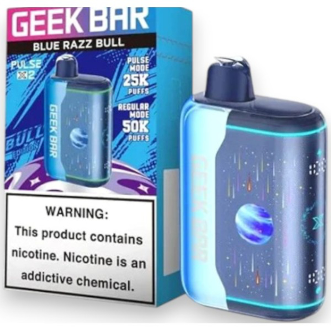 Picture of GEEKBAR P2X DISPOSABLE 50K PUFF 5CT/BOX - BLUE RAZZ BXLL