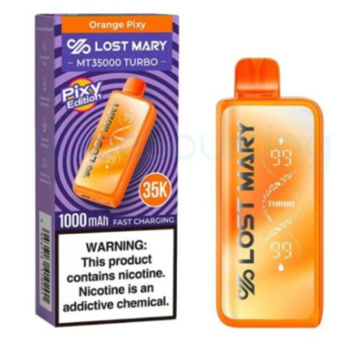 Picture of LOSTMARY TURBO DISPOSABLE MT35000 5CT - ORANGE PIXY