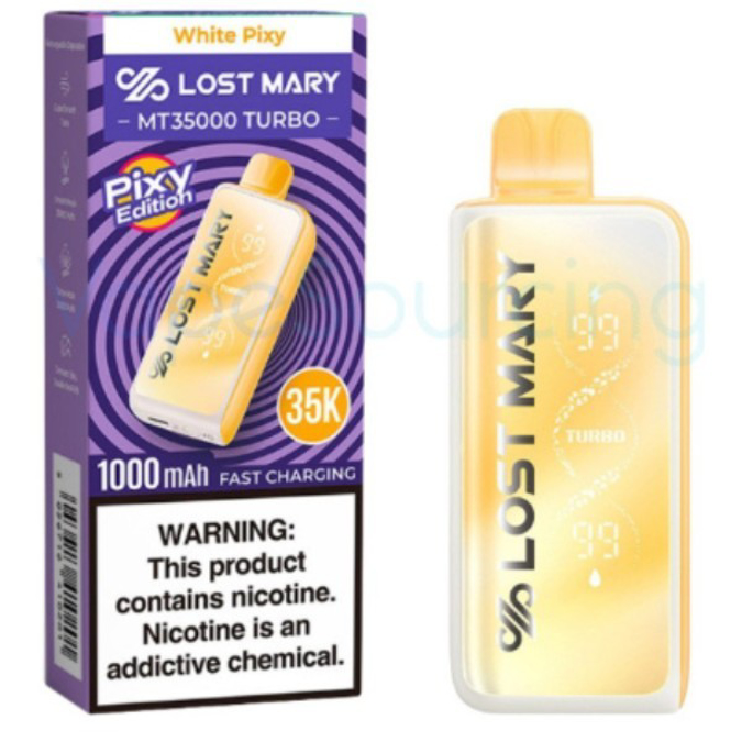 Picture of LOSTMARY TURBO DISPOSABLE MT35000 5CT - WHITE PIXY