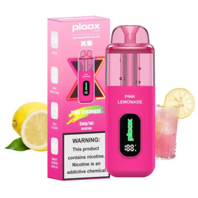 Picture of PLOOX DISPOSABLE POD 25K PUFF 5PCS - PINK LEMONADE