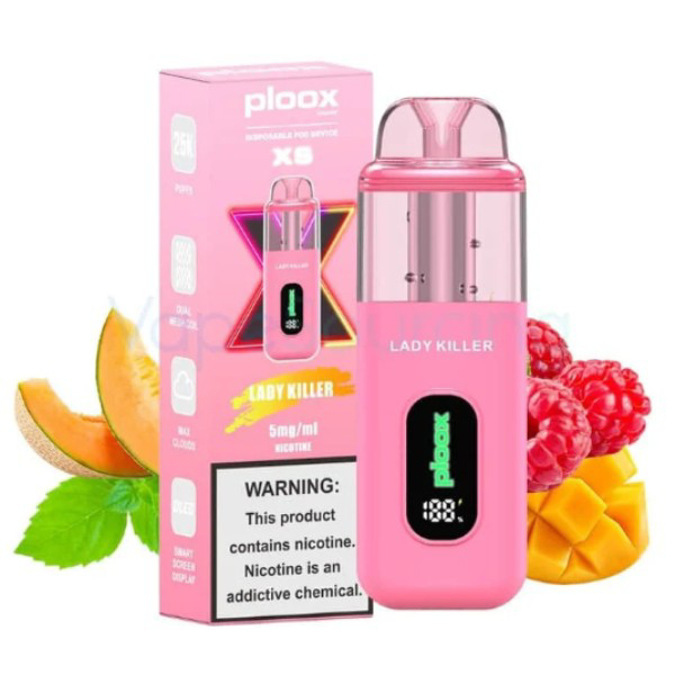 Picture of PLOOX DISPOSABLE POD 25K PUFF 5PCS - LADY KILLER