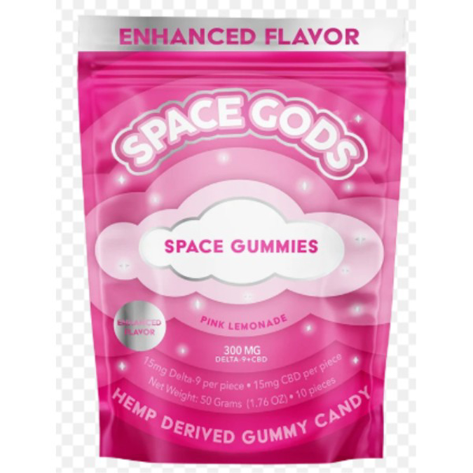 Picture of SPACE GODS GUMMIES 300MG 10CT - PINK LEMONADE