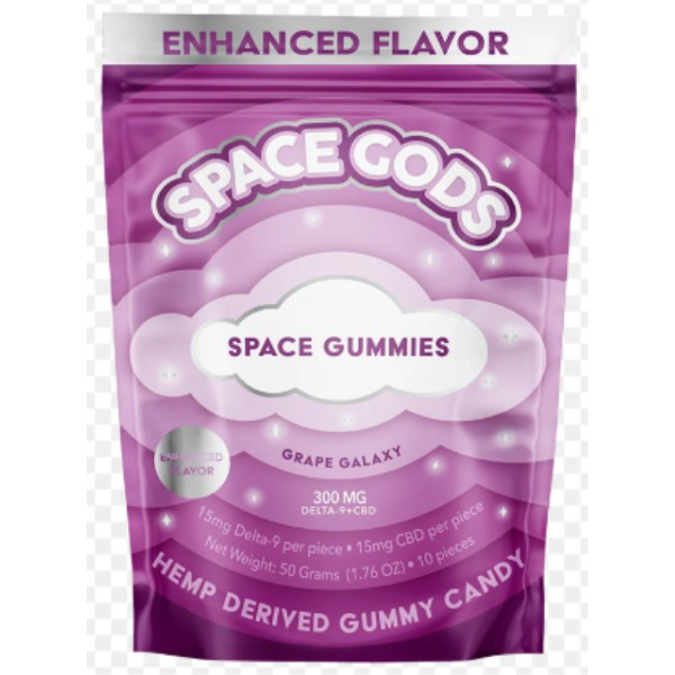 Picture of SPACE GODS GUMMIES 300MG 10CT - GRAPE GALAXY