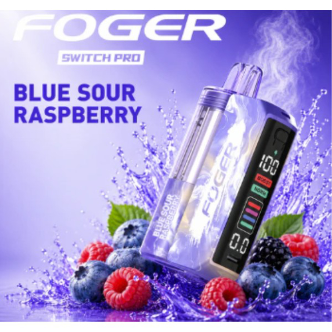 Picture of Foger Disposable kit Switch Pro 30 000 Puffs 5ct/bx - BLUE SOUR RASPBERRY