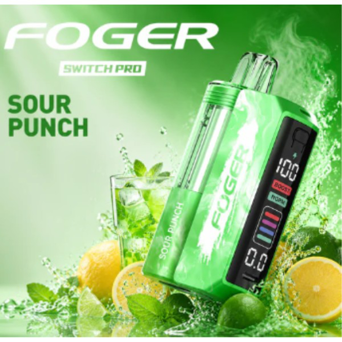 Picture of Foger Disposable kit Switch Pro 30 000 Puffs 5ct/bx - SOUR PUNCH