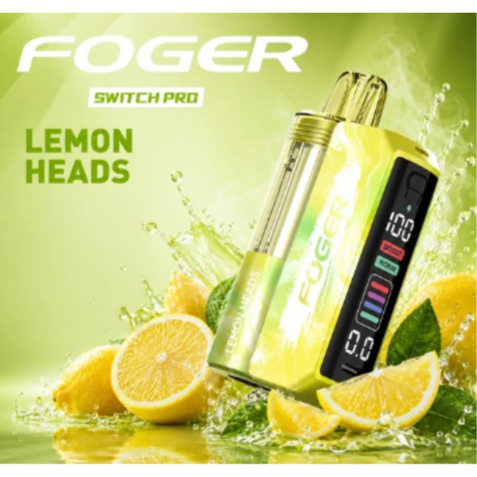 Picture of Foger Disposable kit Switch Pro 30 000 Puffs 5ct/bx - LEMON HEADS