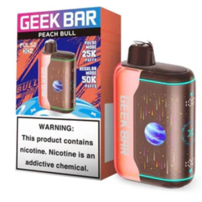 Picture of GEEKBAR P2X DISPOSABLE 50K PUFF 5CT/BOX - PEACH BXLL