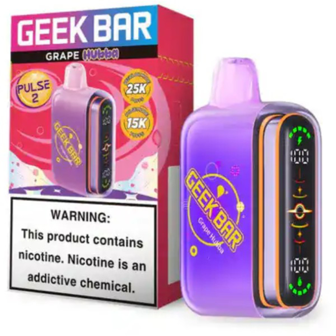 Picture of GEEKBAR P2 DISPOSABLE 25K PUFF 5CT/BOX - GRAPE HUBBA