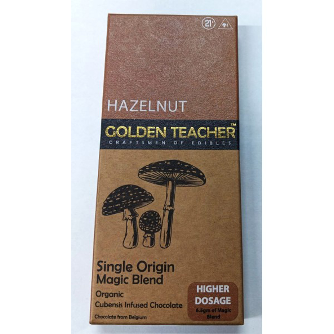 Picture of GOLDEN TEACHER MUSHROOM CHOCOLATE 6.5GM 1CT - HAZELNUT