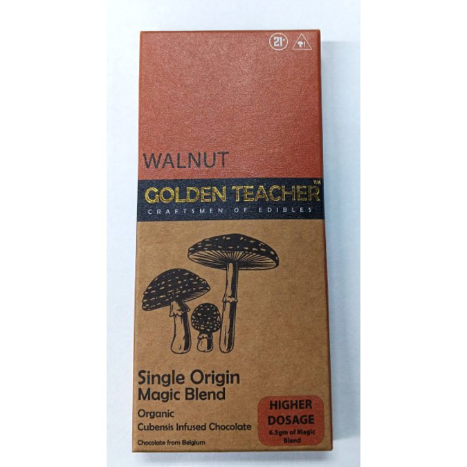Picture of GOLDEN TEACHER MUSHROOM CHOCOLATE 6.5GM 1CT - WALNUT