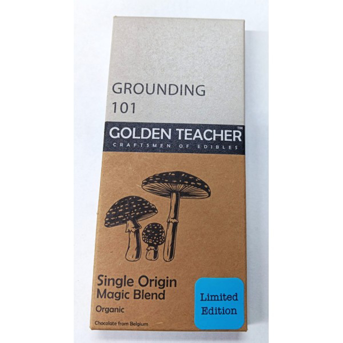 Picture of GOLDEN TEACHER MUSHROOM CHOCOLATE 45GM 1CT - GROUNDING 101