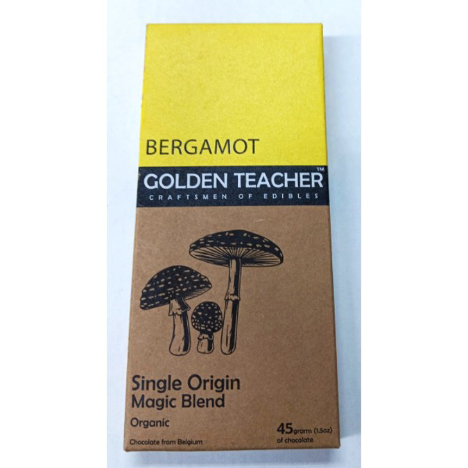 Picture of GOLDEN TEACHER MUSHROOM CHOCOLATE 45GM 1CT - BERGAMOT