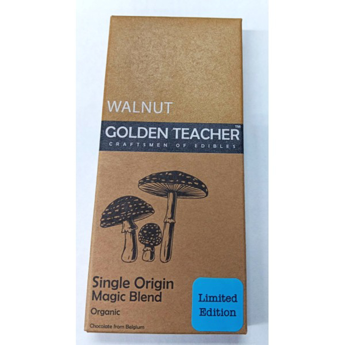 Picture of GOLDEN TEACHER MUSHROOM CHOCOLATE 45GM 1CT - WALNUT