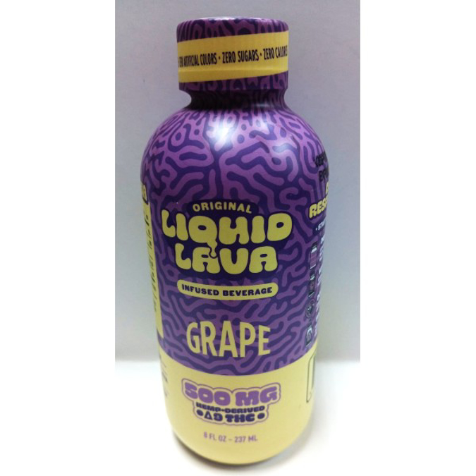 Picture of LIQUID LAVA BEVERAGE 500MG - GRAPE