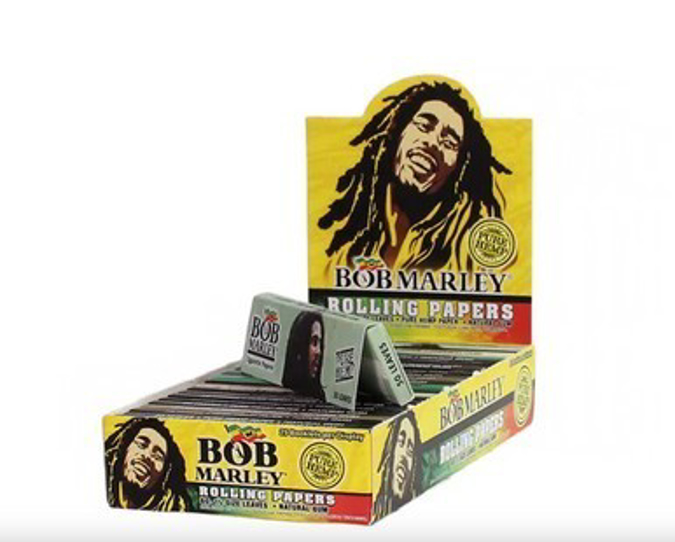 Picture of BOB MARLEY ROLLING PAPER PURE HEMP 1 1/4 25CT