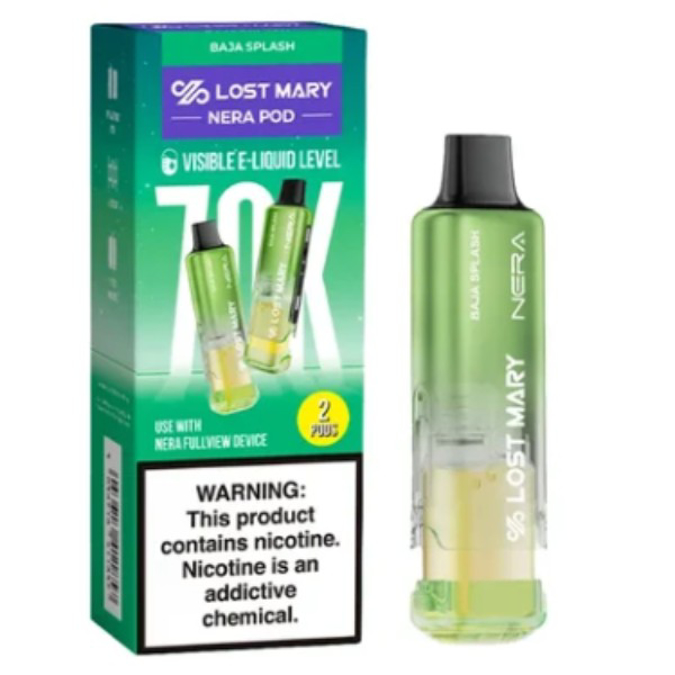 Picture of LOST MARY NERA 2PODS 70K PUFF 5CT/BOX - BAJA SPLASH