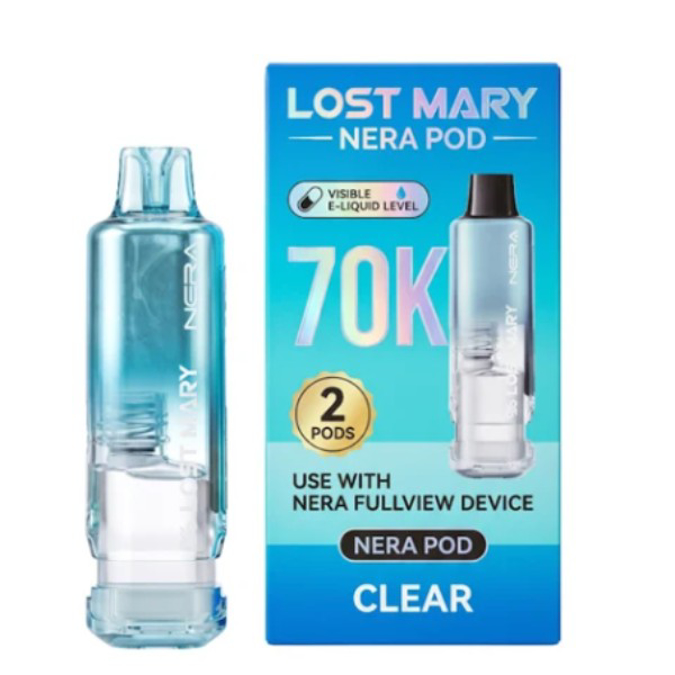 Picture of LOST MARY NERA 2PODS 70K PUFF 5CT/BOX - CLEAR