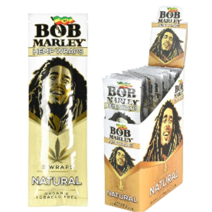 Picture of BOB MARLEY HEMP WRAPS 25CT - NATURAL
