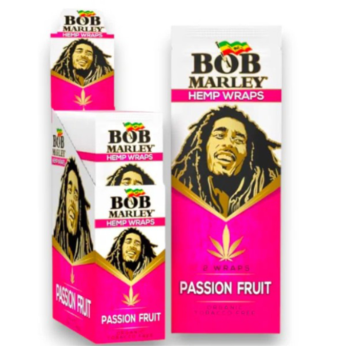 Picture of BOB MARLEY HEMP WRAPS 25CT - PASSION FRUIT