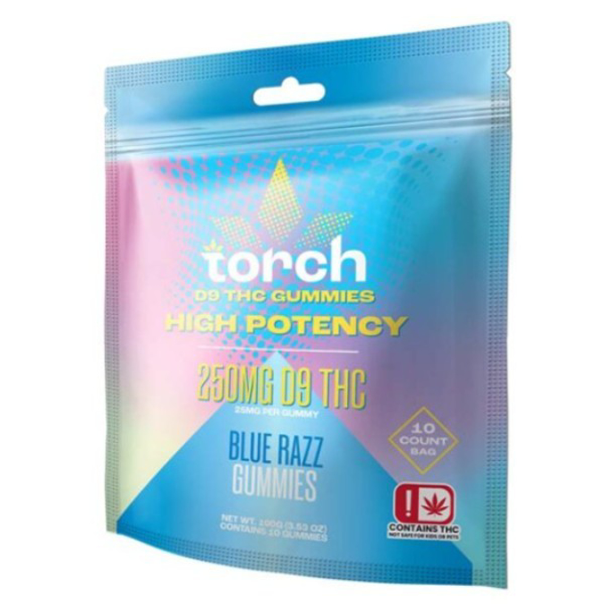 Picture of TORCH GUMMIES 250MG 10CT - BLUE RAZZ