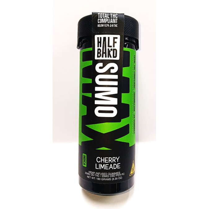 Picture of HALF BAKD GUMMIES SUMO MAX 25MG 25CT/JAR - CHERRY LIMEADE