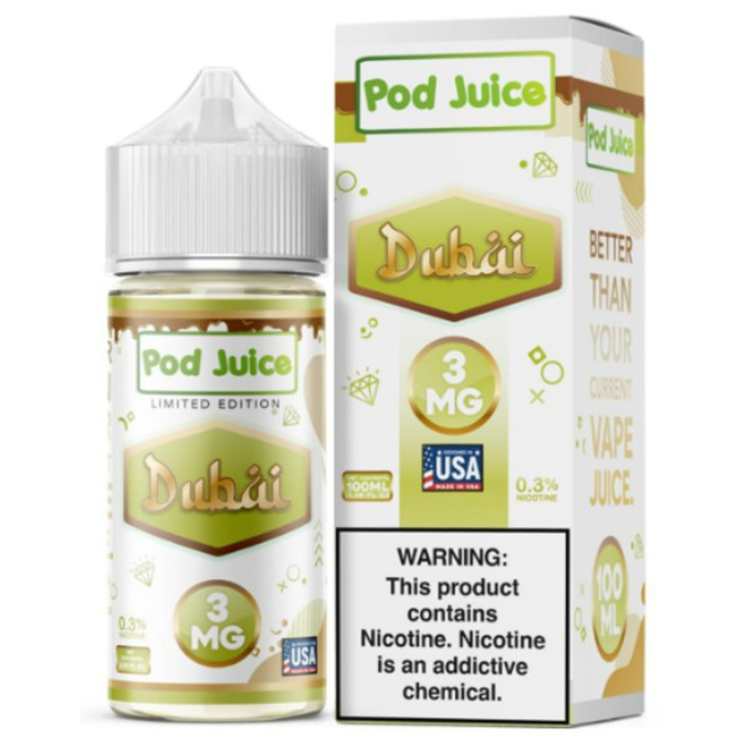 Picture of POD JUICE E JUICE 3MG 100ML - DUBAI