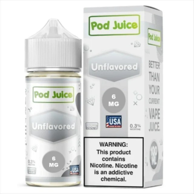 Picture of POD JUICE E JUICE 6MG 100ML - UNFLAVORED
