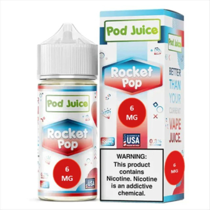 Picture of POD JUICE E JUICE 6MG 100ML - ROCKET POP