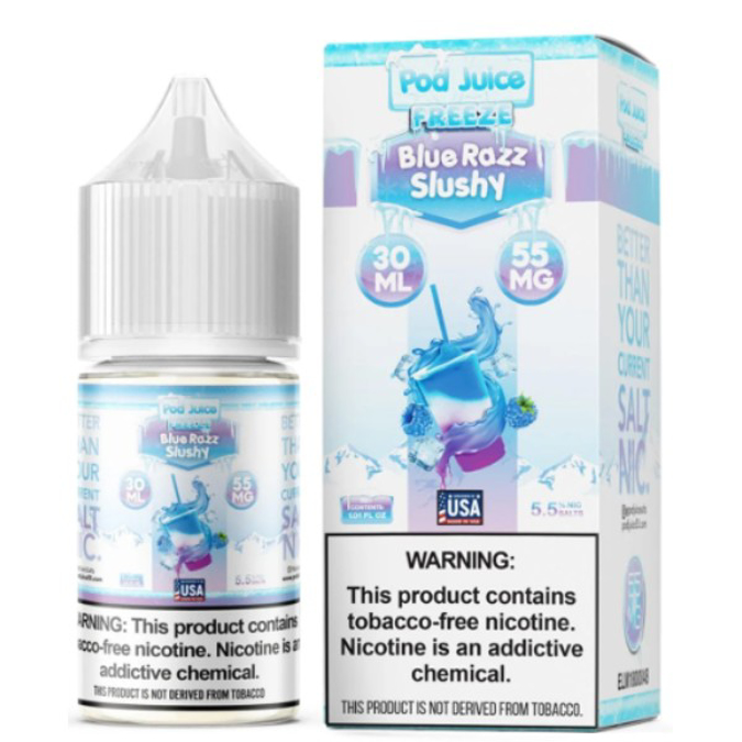 Picture of POD JUICE EJUICE 35MG 30ML - FREEZE BLUE RAZZ SLUSHY