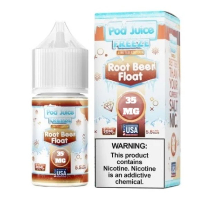 Picture of POD JUICE EJUICE 35MG 30ML - FREEZE ROOT BEER FLOAT