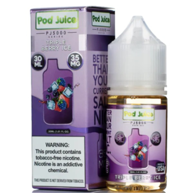Picture of POD JUICE EJUICE 35MG 30ML - TRIPPLE BERRY ICE