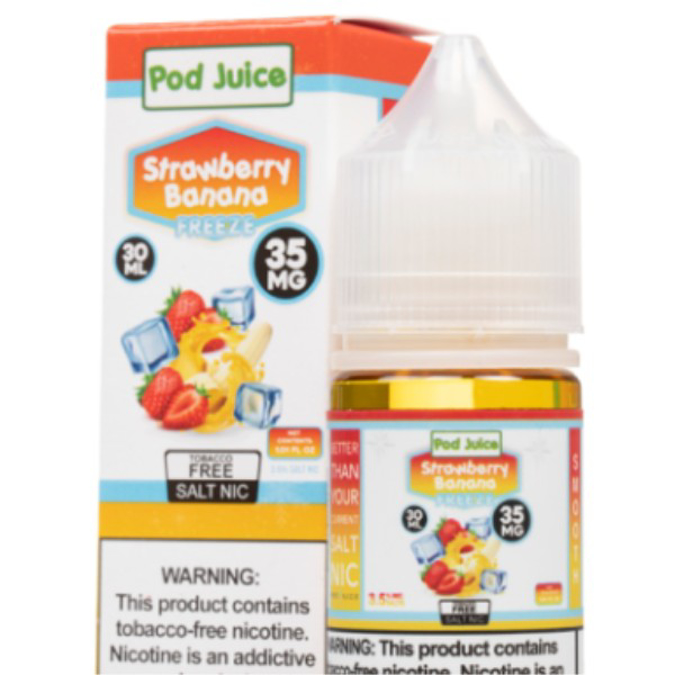Picture of POD JUICE EJUICE 35MG 30ML - STRAWBERRY BANANA