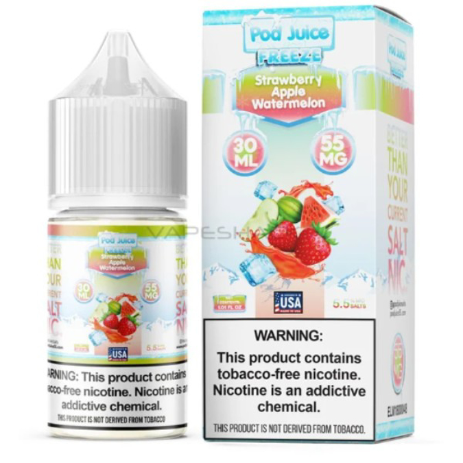 Picture of POD JUICE EJUICE 35MG 30ML - STRAWBERRY APPLE WATERMELON