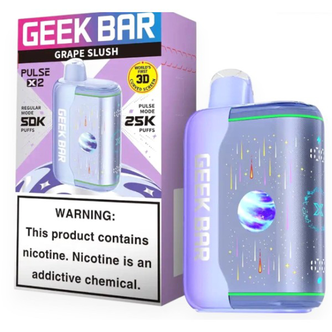 Picture of GEEKBAR P2X DISPOSABLE 50K PUFF 5CT/BOX - GRAPE SLUSH