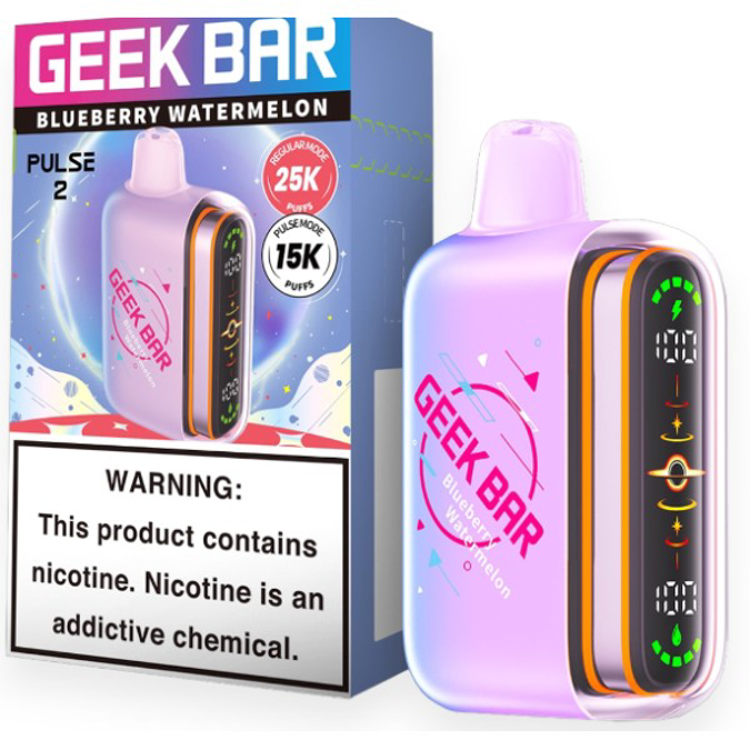 Picture of GEEKBAR P2 DISPOSABLE 25K PUFF 5CT/BOX - BLUEBERRY WATERMELON