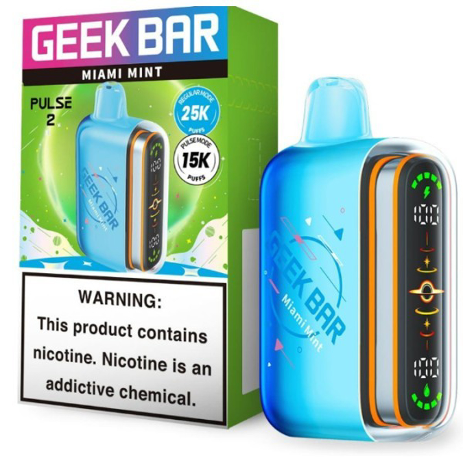Picture of GEEKBAR P2 DISPOSABLE 25K PUFF 5CT/BOX - MIAMI MINT