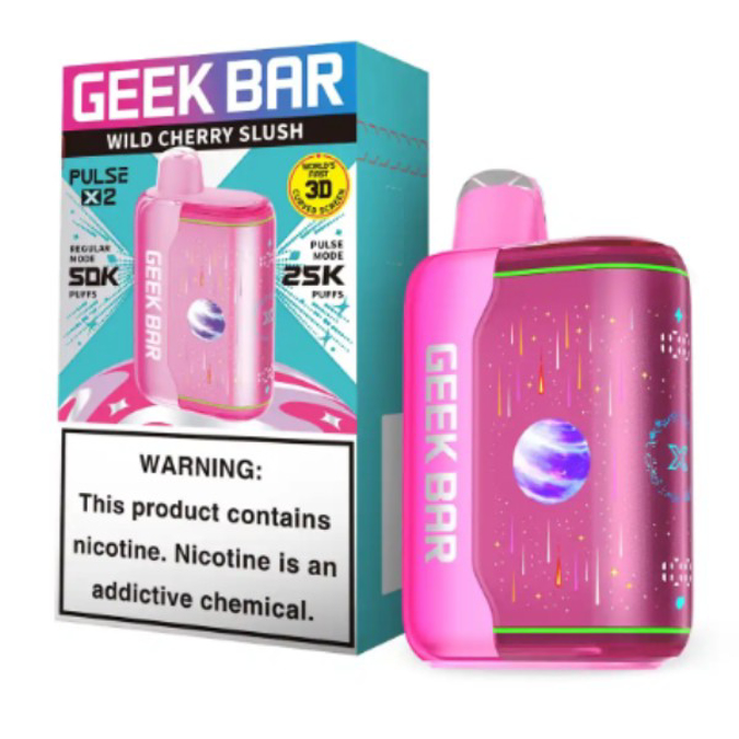 Picture of GEEKBAR P2X DISPOSABLE 50K PUFF 5CT/BOX - WILD CHERRY SLUSH