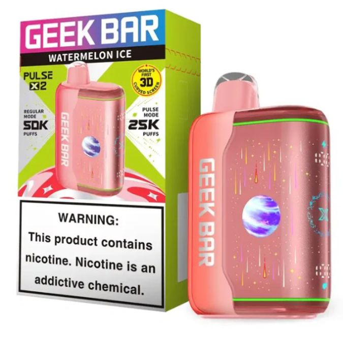 Picture of GEEKBAR P2X DISPOSABLE 50K PUFF 5CT/BOX - WATERMELON ICE