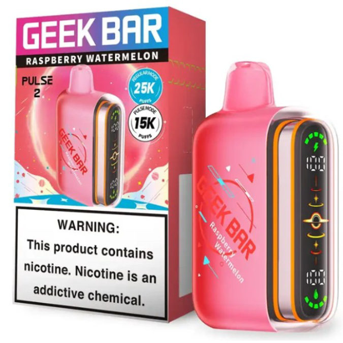 Picture of GEEKBAR P2 DISPOSABLE 25K PUFF 5CT/BOX - RASPBERRY WATERMELON