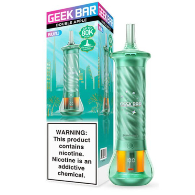 Picture of GEEKBAR BURJ DISPOSABLE 80K PUFF 5CT/BOX - DOUBLE APPLE