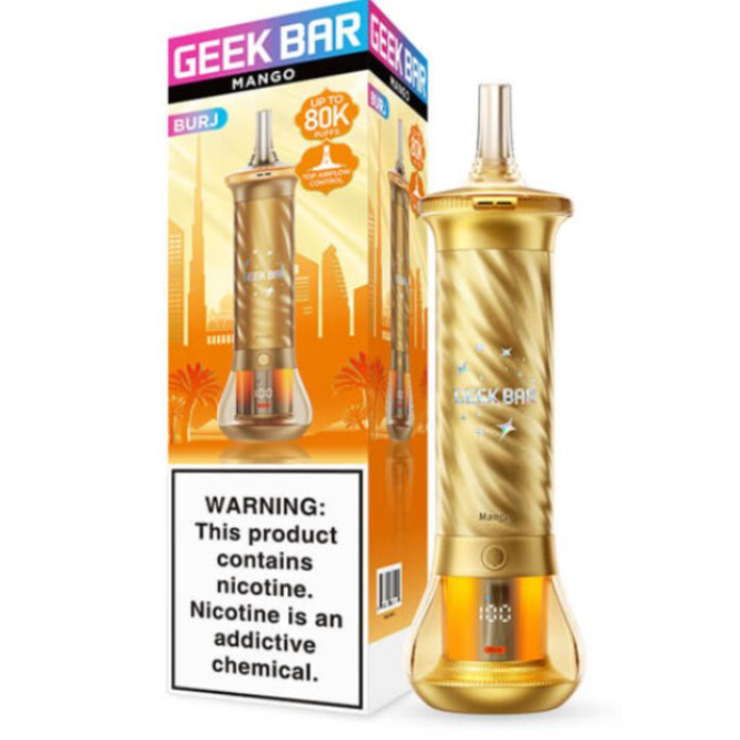 Picture of GEEKBAR BURJ DISPOSABLE 80K PUFF 5CT/BOX - MANGO