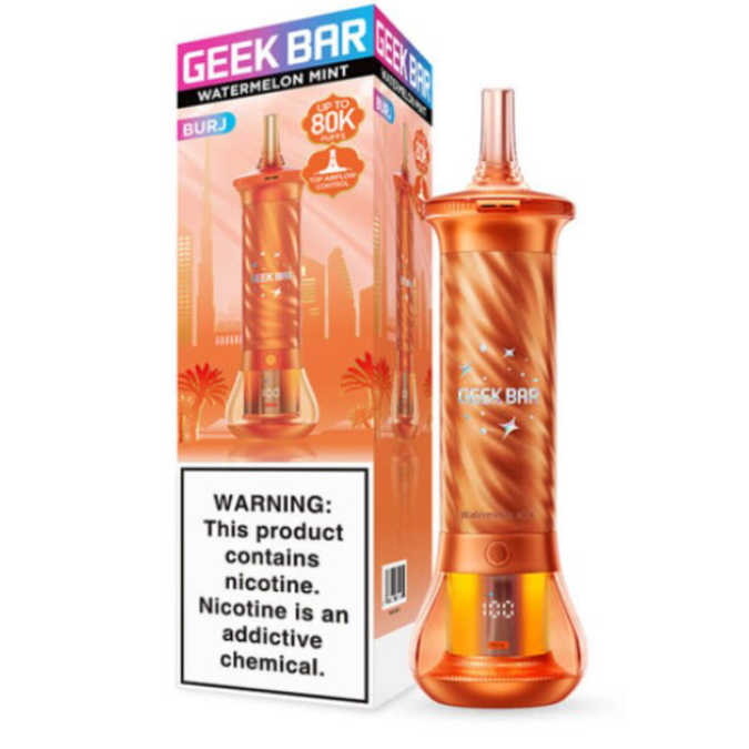 Picture of GEEKBAR BURJ DISPOSABLE 80K PUFF 5CT/BOX - WATERMELON MINT