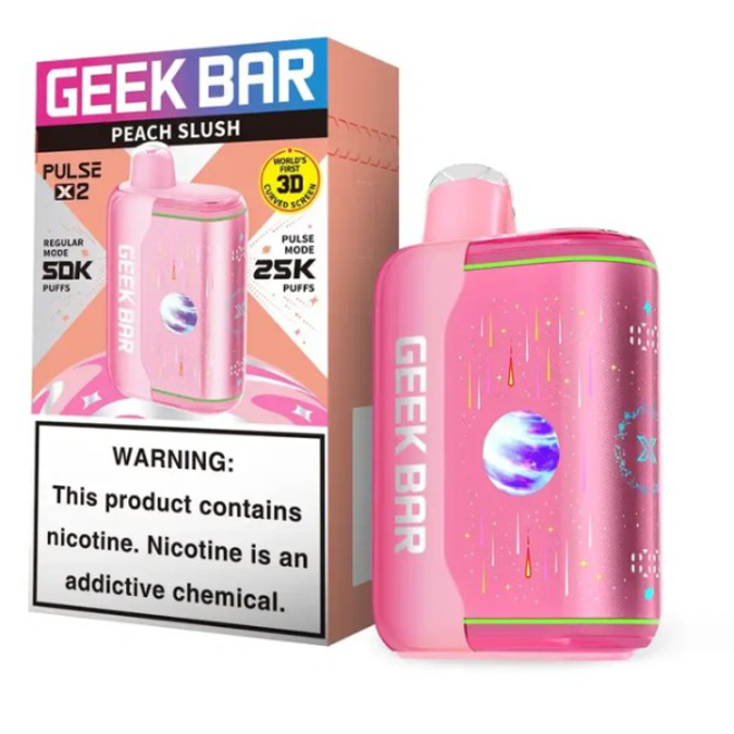 Picture of GEEKBAR P2X DISPOSABLE 50K PUFF 5CT/BOX - PEACH SLUSH