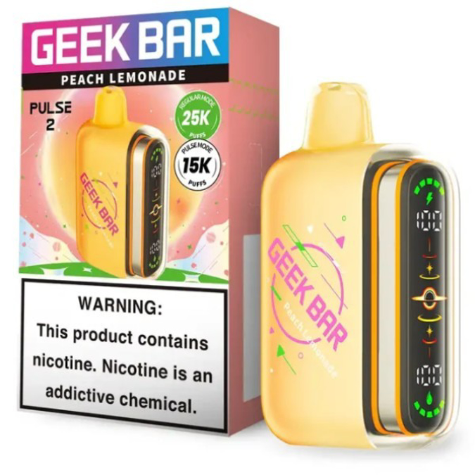 Picture of GEEKBAR P2 DISPOSABLE 25K PUFF 5CT/BOX - PEACH LEMONADE