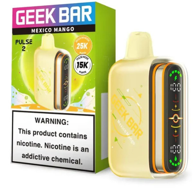 Picture of GEEKBAR P2 DISPOSABLE 25K PUFF 5CT/BOX - MEXICO MANGO